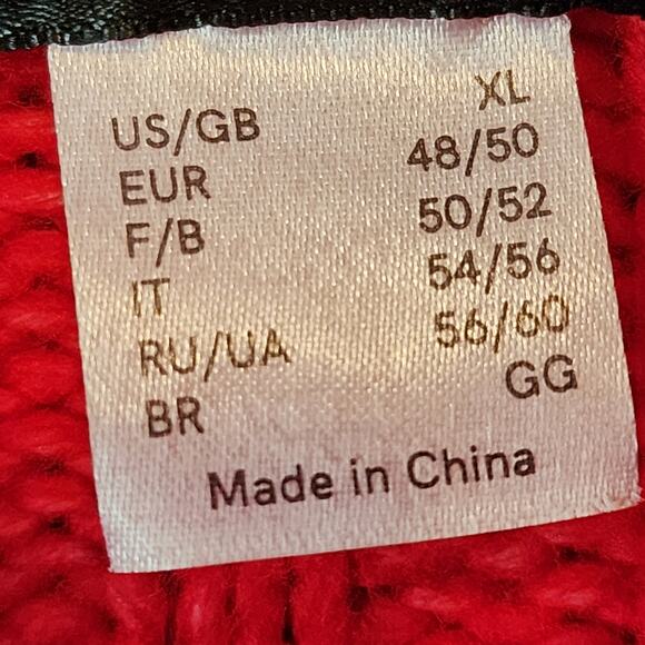 Venus Quarter Zip Sweater Rhinestone Zipper Pull Size XL - Picture 5 of 8